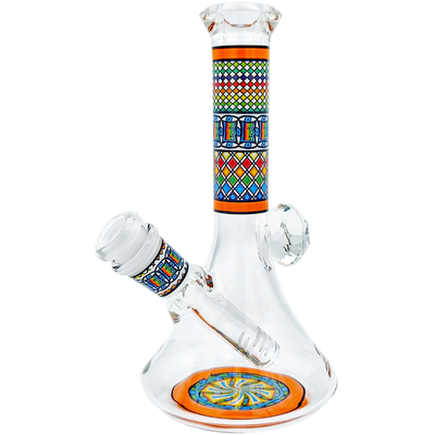 6.5" Decal Beaker w/ Facet Diamond (one off) - photo 6