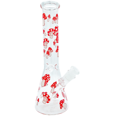 10" Single Color Mushroom Beaker