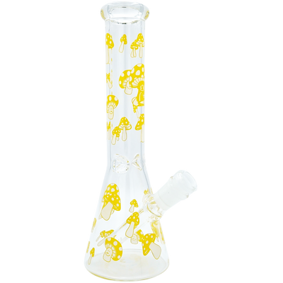 10" Single Color Mushroom Beaker