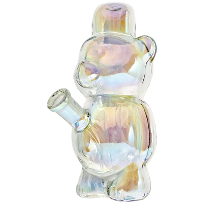 8" Iridescent Honey Jar Bear Shaped Rig