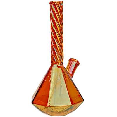 7″ IRIDESCENT TWIST NECK GEOMETRIC RIG