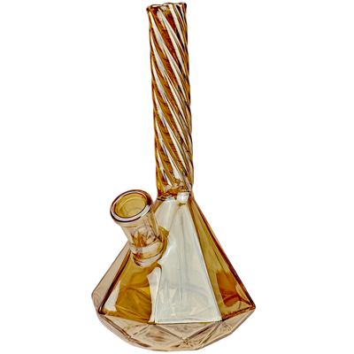 7″ IRIDESCENT TWIST NECK GEOMETRIC RIG