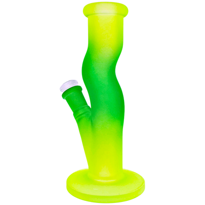 8" Gradient Color Zong Tube Bong - close-up view