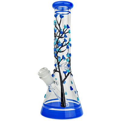 10" Heart Tree Glass Accent Beaker - photo 3
