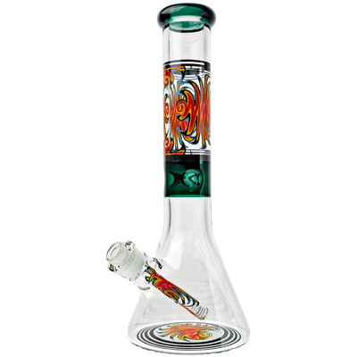 14" 7mm Thick Wigwag Decal Beaker - view 6
