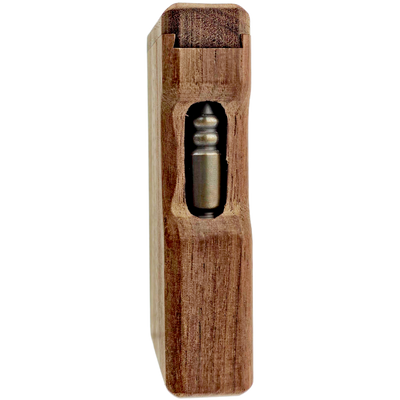 Wood Dugout w/ Metal Pipe - detail view
