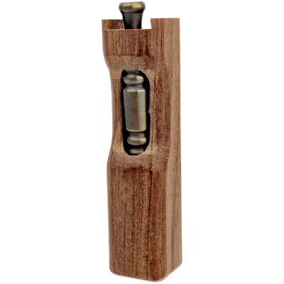 Wood Dugout w/ Metal Pipe - in use