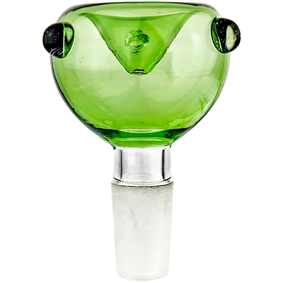 2.5″ 14MM COLOR W/ TWO CLEAR DOTS FLOWER BOWL