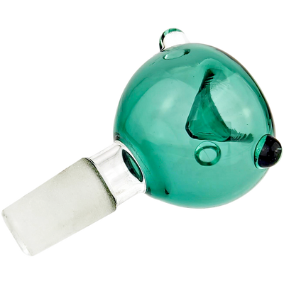 2.5″ 14MM COLOR W/ TWO CLEAR DOTS FLOWER BOWL