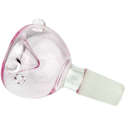 2.5″ 14MM COLOR W/ TWO CLEAR DOTS FLOWER BOWL