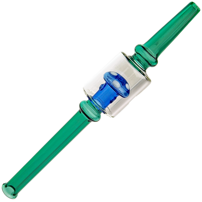 7" Glass Mushroom Nectar Straw