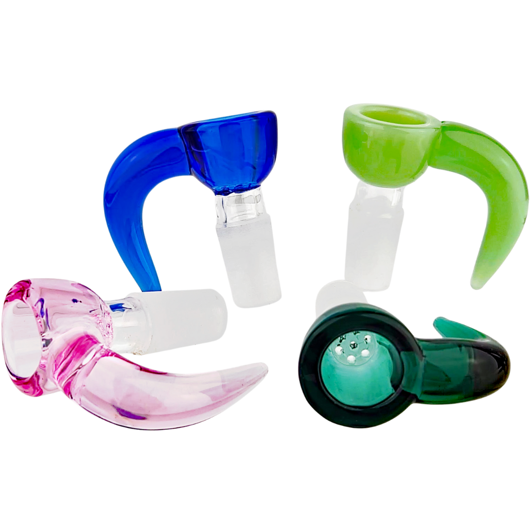 2″ COLOR THICK HORN FLOWER BOWL W/ SCREEN