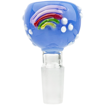 2.5" 14mm Rainbow in the Clouds Flower Bowl - additional view