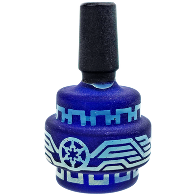 2.5″ 14mm Sandblasted Flower Bowl - in use