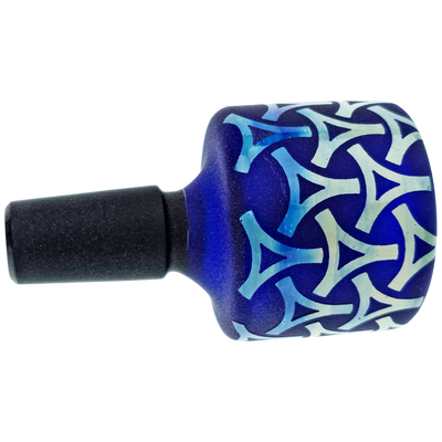 2.5″ 14mm Sandblasted Flower Bowl - close-up