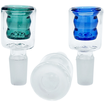 2″ 14MM COLOR GLASS SCREEN FLOWER BOWL