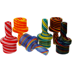 2.5″ 14MM COLOR SPIRAL MARIA FLOWER BOWL