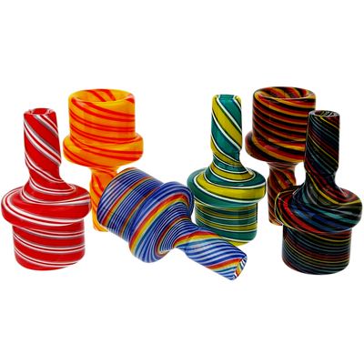 2.5″ 14MM COLOR SPIRAL MARIA FLOWER BOWL