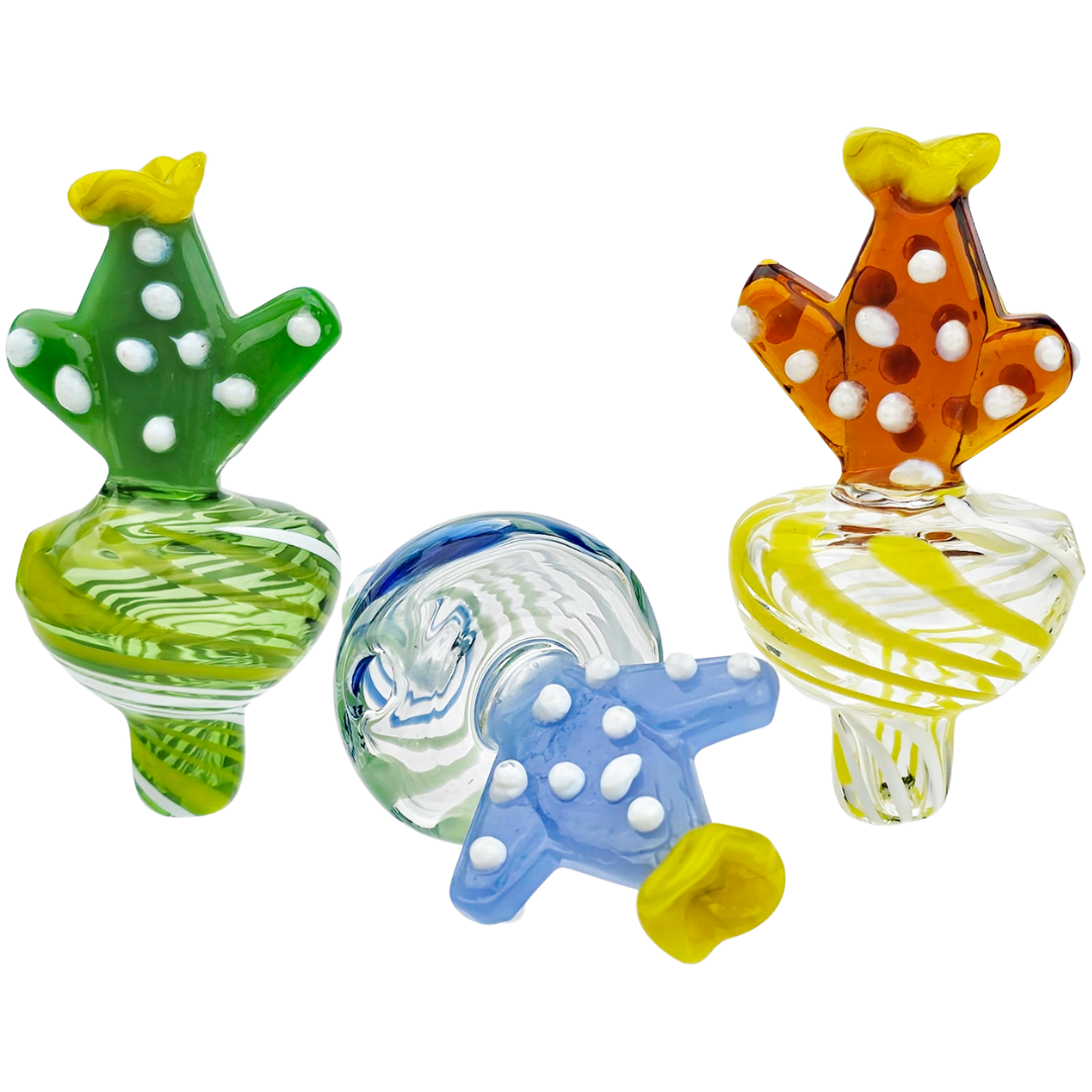 2" Cactus Orb Carb Cap - Smoke Shop Products