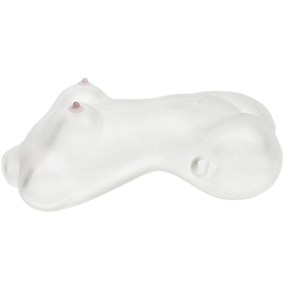 4" Sandblast Naked Lady Hand Pipe - alternate angle