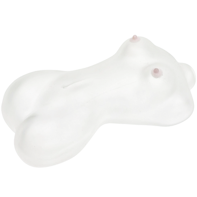 4" Sandblast Naked Lady Hand Pipe - scale reference