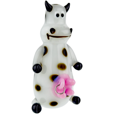 5" Cow Pierced Udder Hand Pipe - detail view