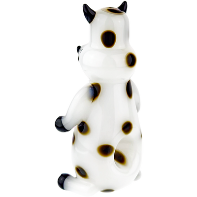 5" Cow Pierced Udder Hand Pipe - close-up view