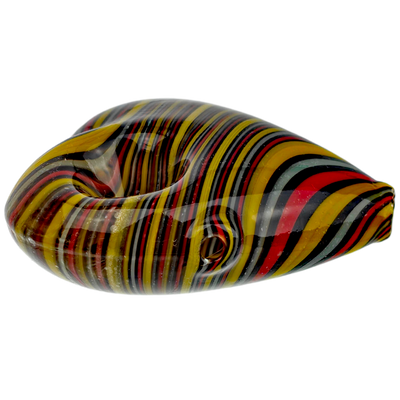 3.5" Vac Stack Line Swirl Heart Hand Pipe - photo 5