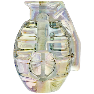 3.5" Iridescent Grenade Hand Pipe