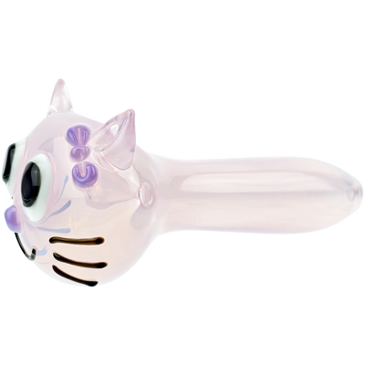 4" Cat Glass Hand Pipe - photo 2
