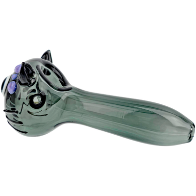 4" Cat Glass Hand Pipe - photo 4