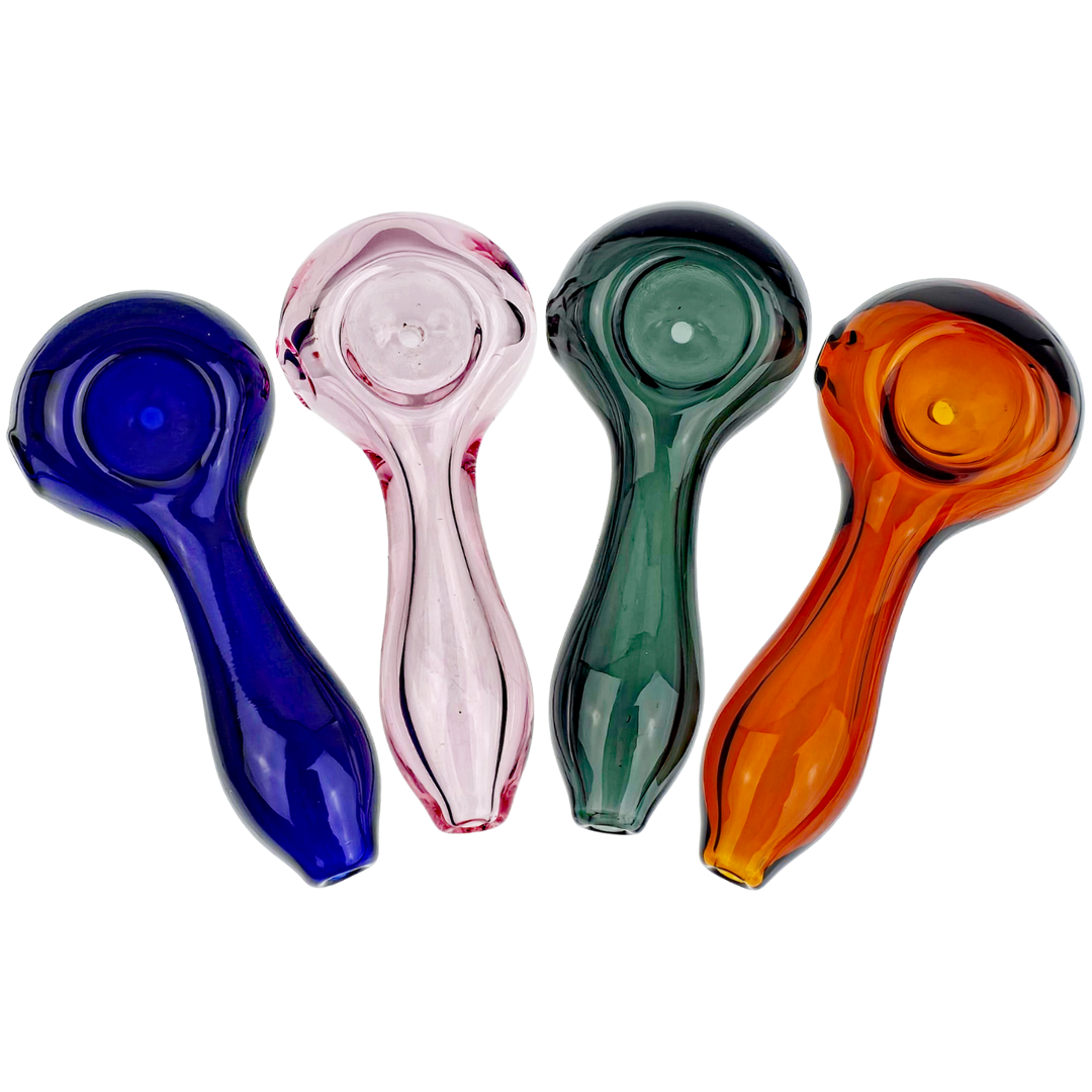 4″ FULL COLOR GLASS HAND PIPE