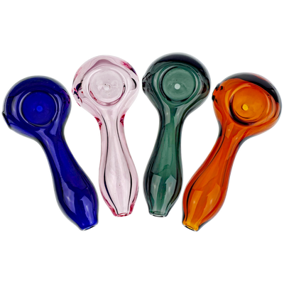 4″ FULL COLOR GLASS HAND PIPE