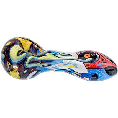 4″ Decal Wrap Hand Pipe