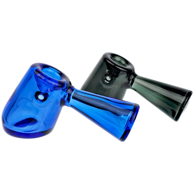 4.5" Thick Color Glass Hammer Hand Pipe - photo 4