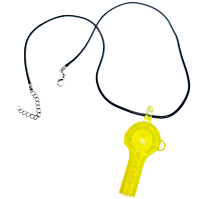 3" Neon Color Twisted Mouthpiece Pendant Pipe - photo 3