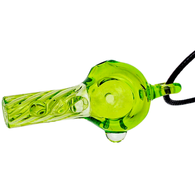 3" Neon Color Twisted Mouthpiece Pendant Pipe - photo 4