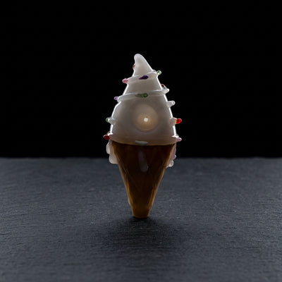 Editorial product photography on charcoal slate