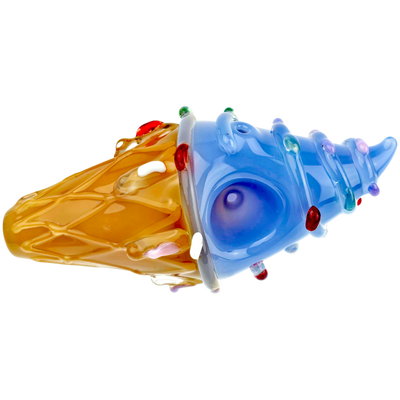 4" Sculpted Ice Cream Cone Hand Pipe