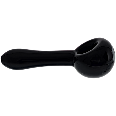 4" Black 8 Ball Hand Pipe - detail view