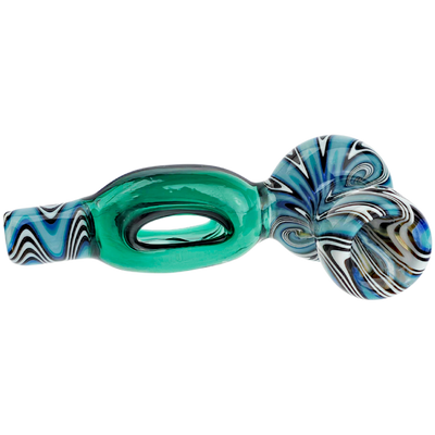 4.5" Wigwag Mouth & Bowl w/ Hollow Donut Body Hand Pipe - photo 4