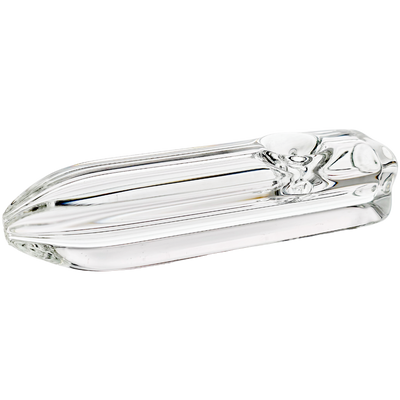 4" Clear Square Thick Hand Pipe