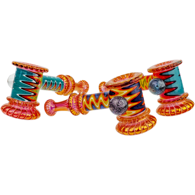 5.5" Fume Scallop Wigwag Bubbler - photo 5