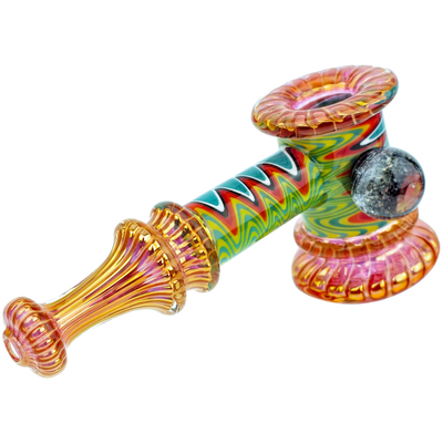 5.5" Fume Scallop Wigwag Bubbler - photo 2