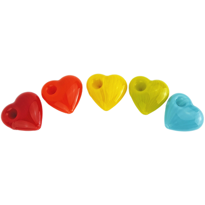 3'' Heart Hand Pipe - alternate angle