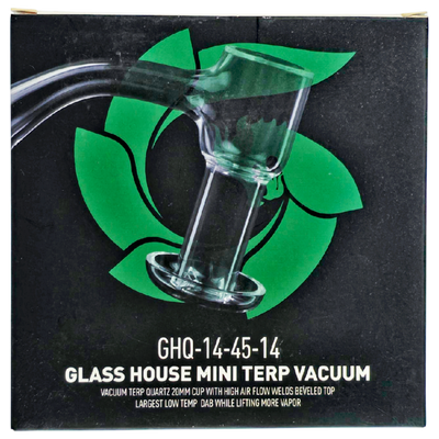 14 M 45° Glass House Mini Terp Vacuum Banger (One Off)