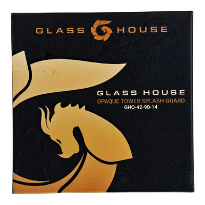 14 M 90° Glass House Opaque Tower Splash Guard (One Off)