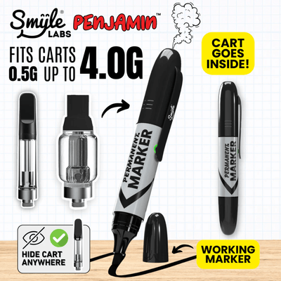 SMYLE LABS PERMANENT MARKER PENJAMIN CART BATTERY