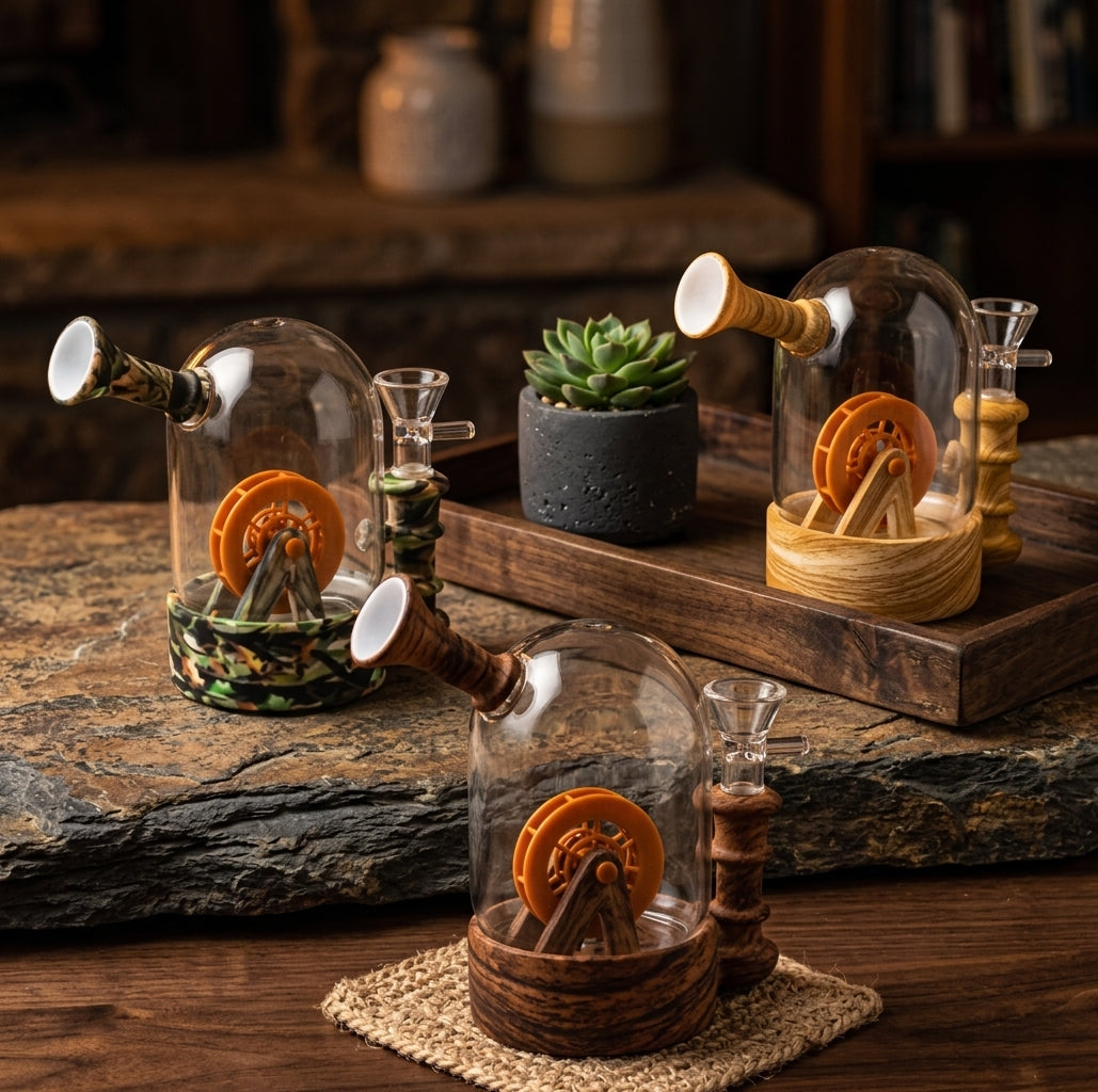 Waterwheel water pipe - product photo