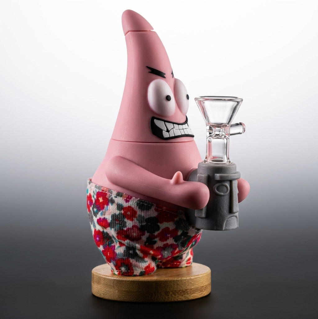 Pink Starfish Water Pipe - product photo